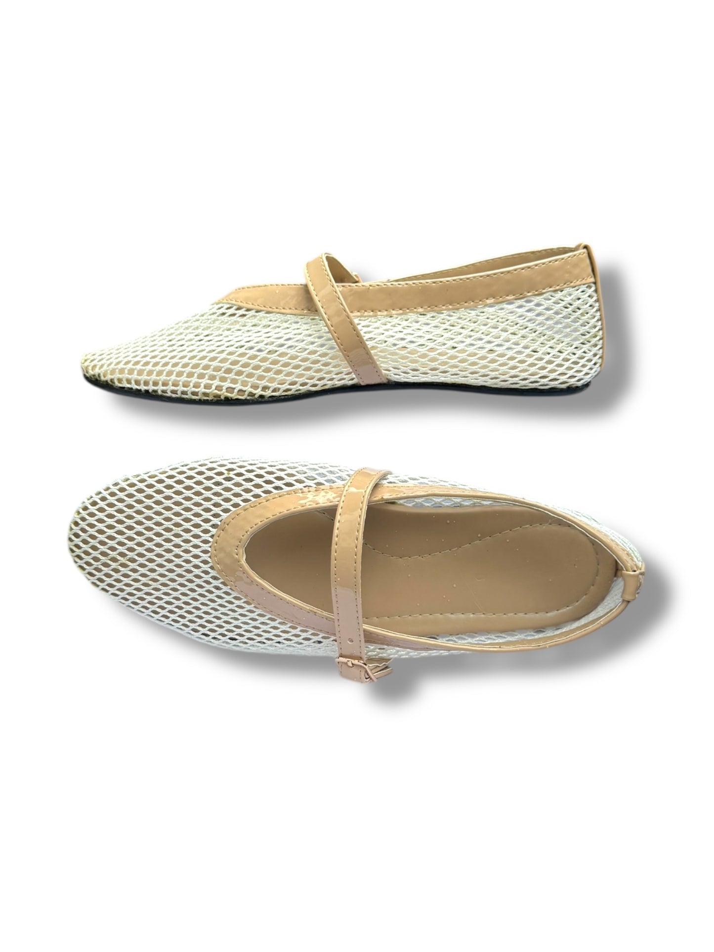 Krystal Mesh Oatmeal White
