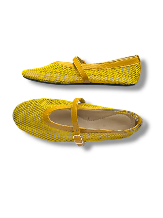 Krystal Mesh Yellow Mustard
