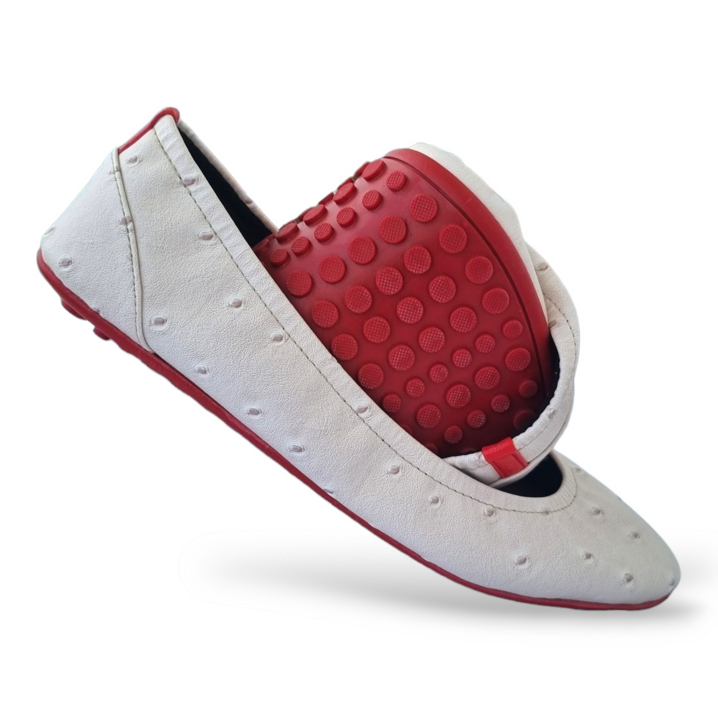 Craze Ostrich Dirty White
