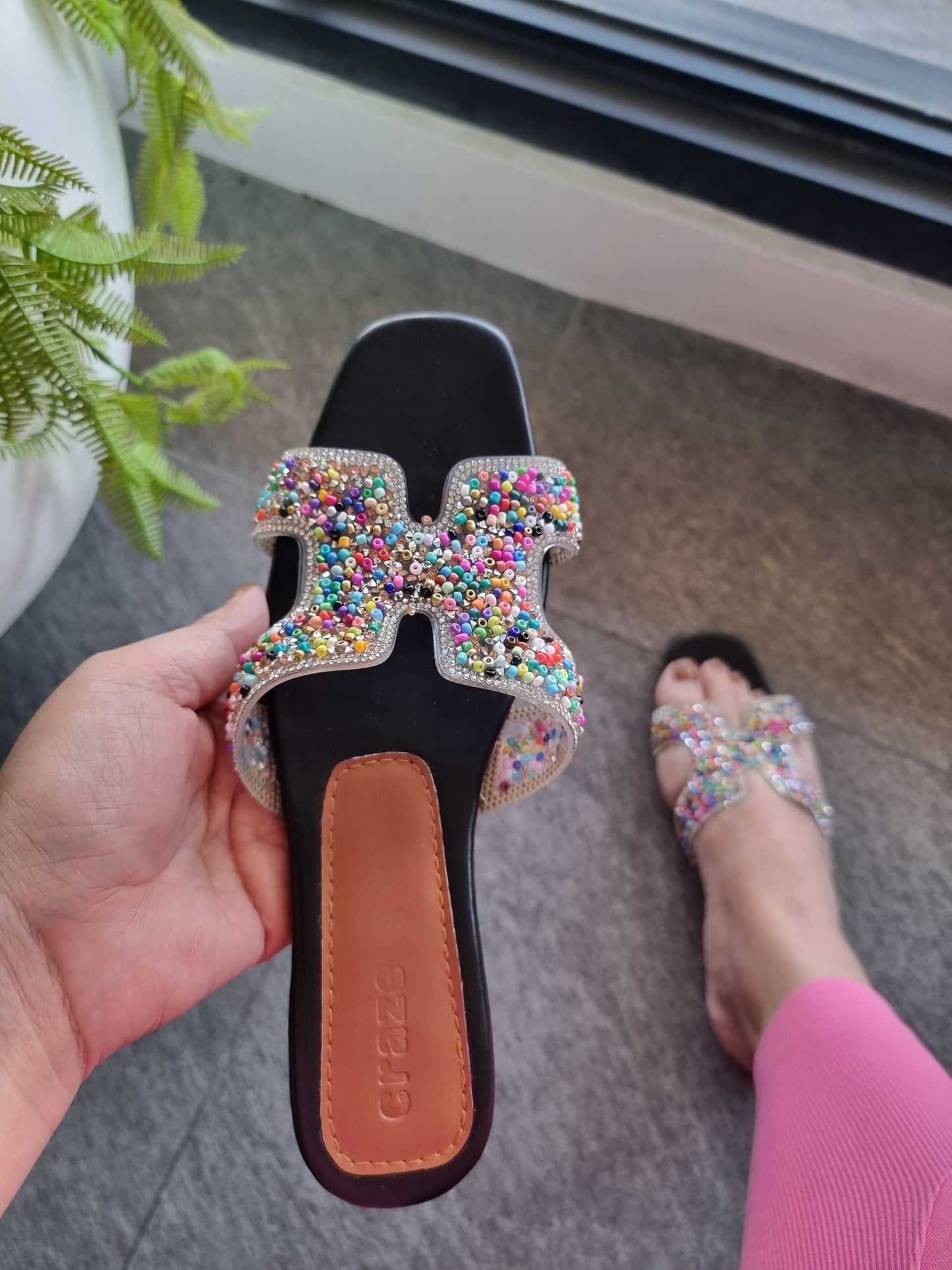 Craze H-Straps Sandals Rainbow
