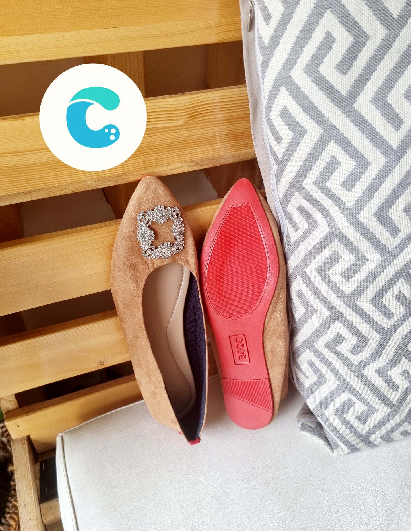 Cristy Beige with buckles