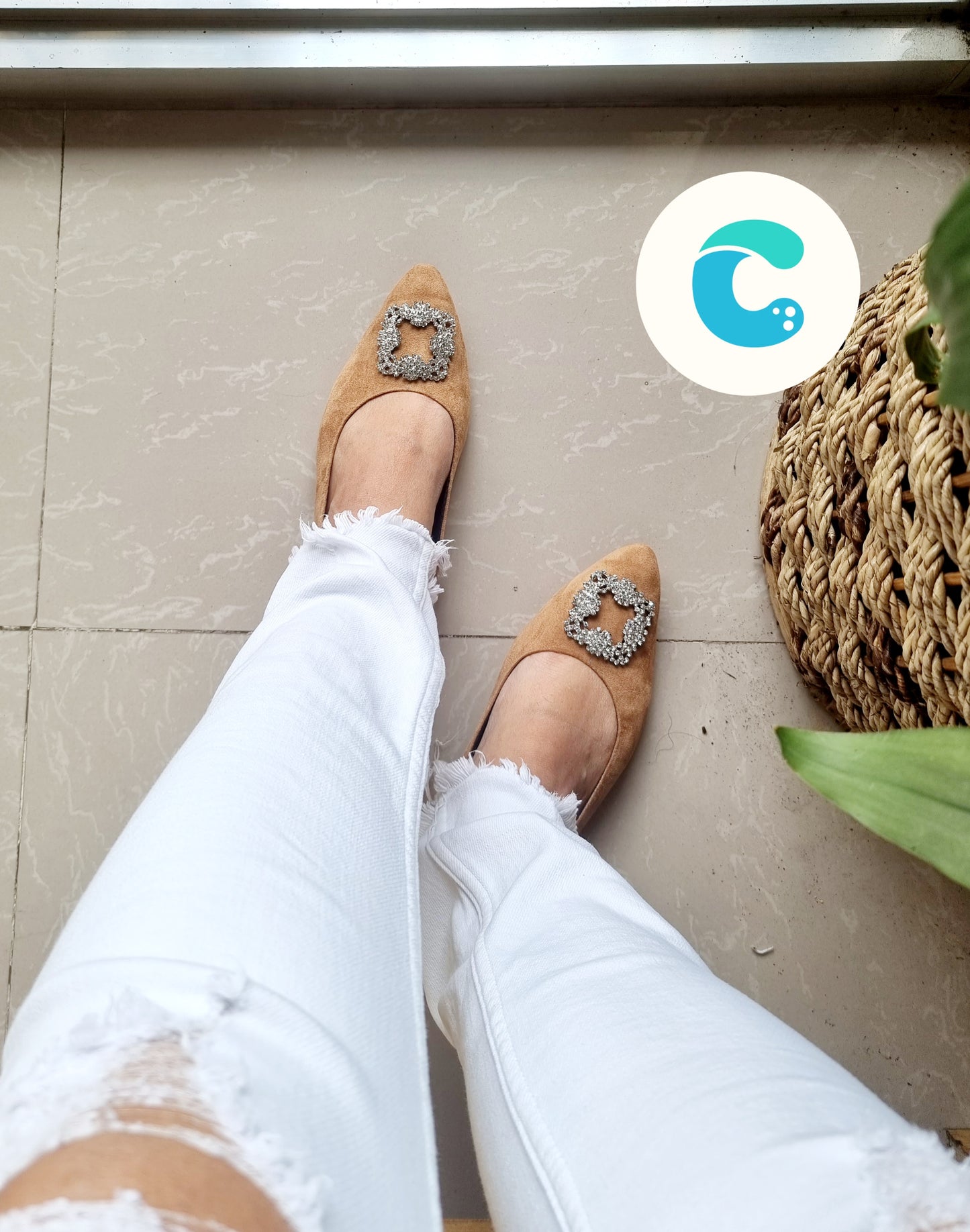 Cristy Beige with buckles