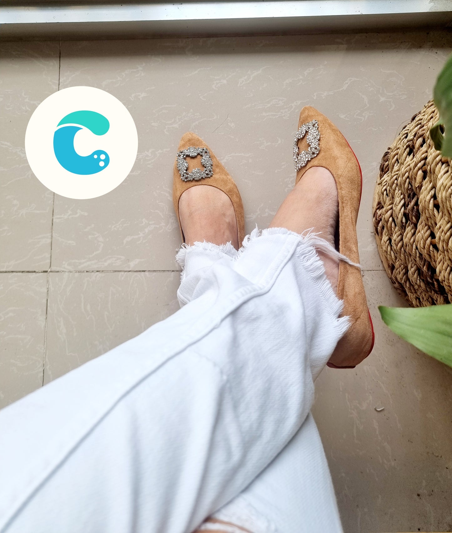 Cristy Beige with buckles