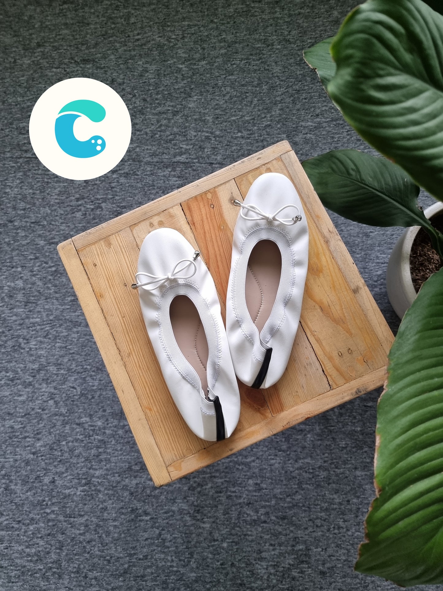 Craze Ribbon Collection White