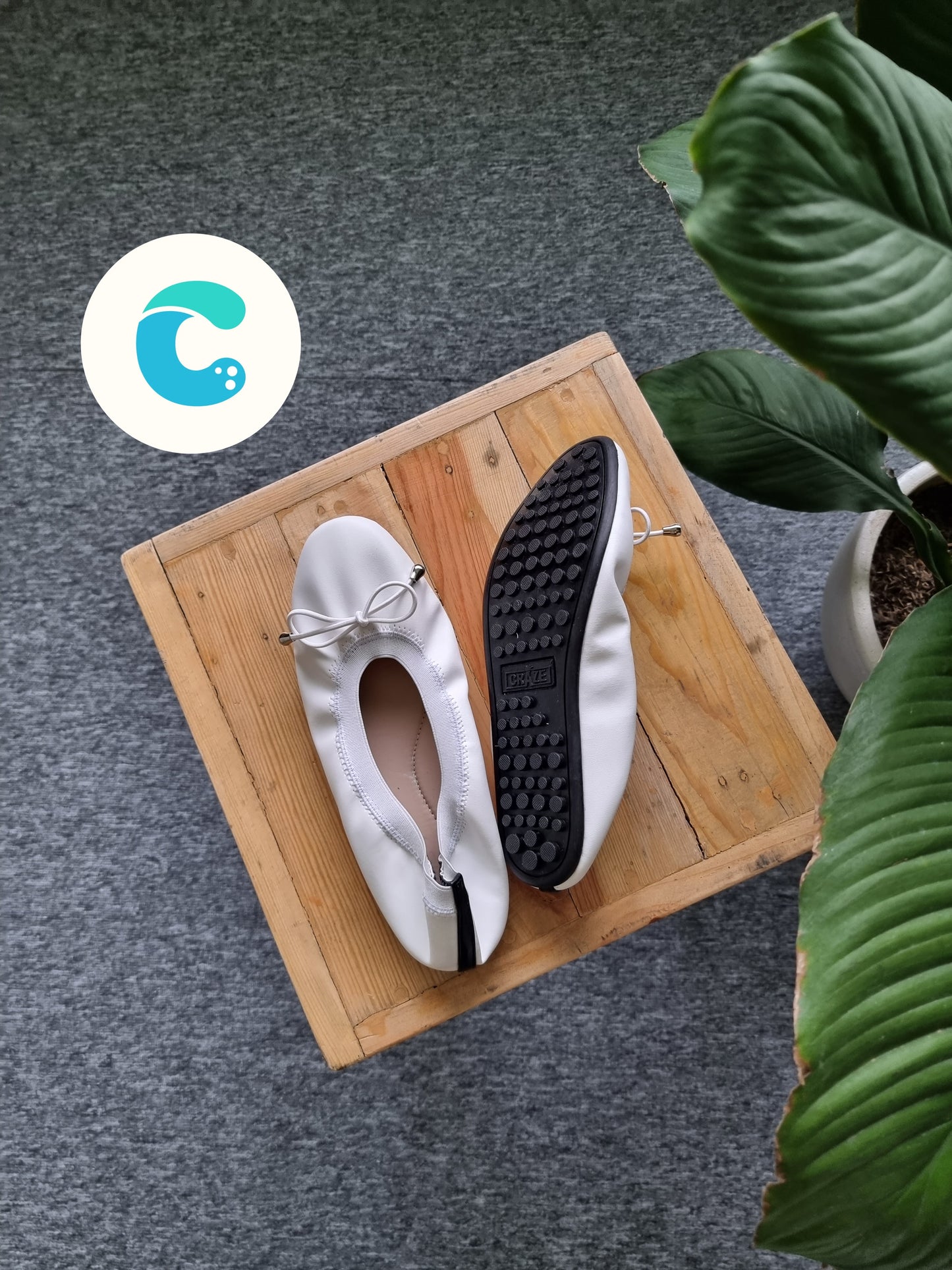 Craze Ribbon Collection White