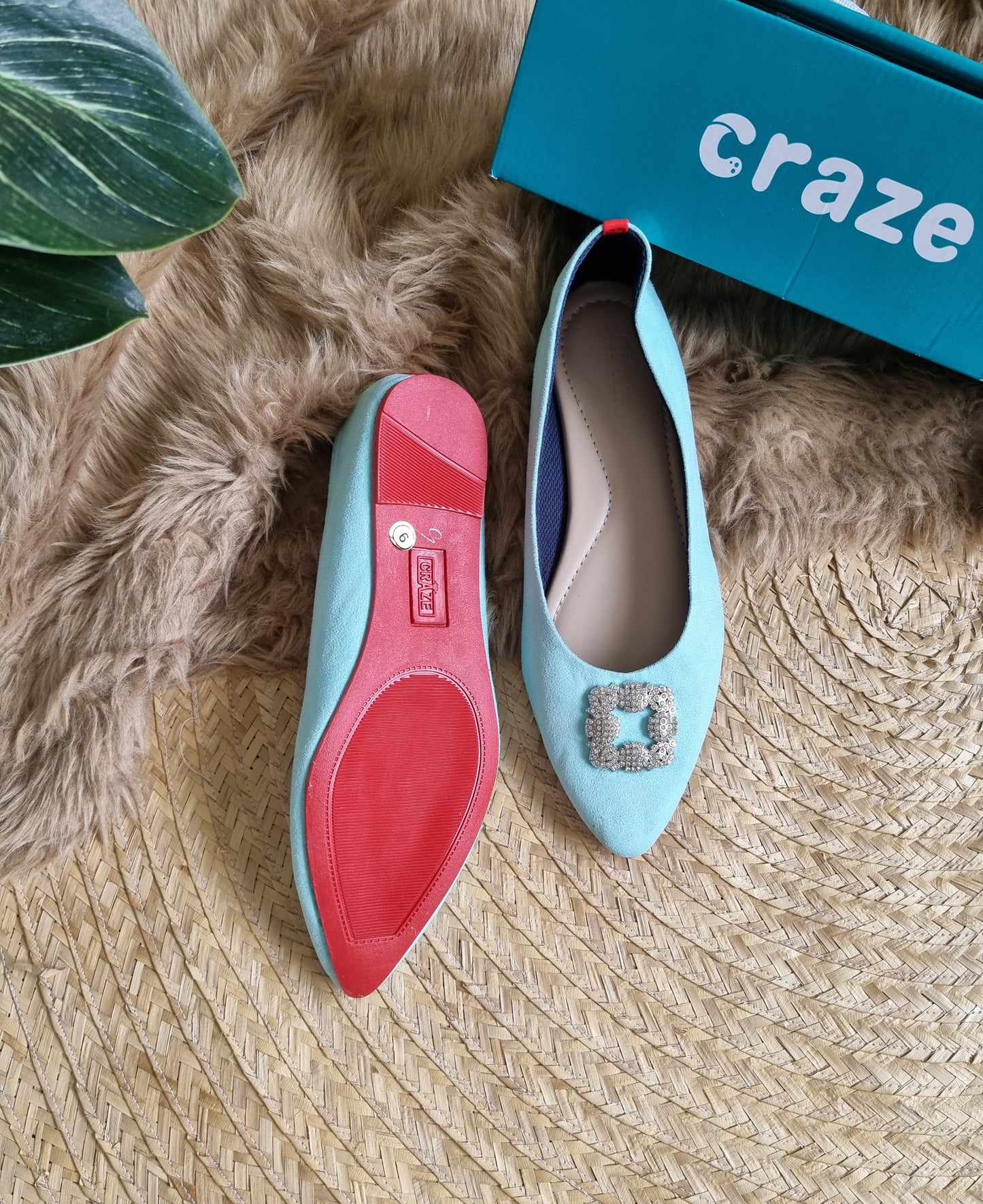 Cristy Mint Blue with buckles