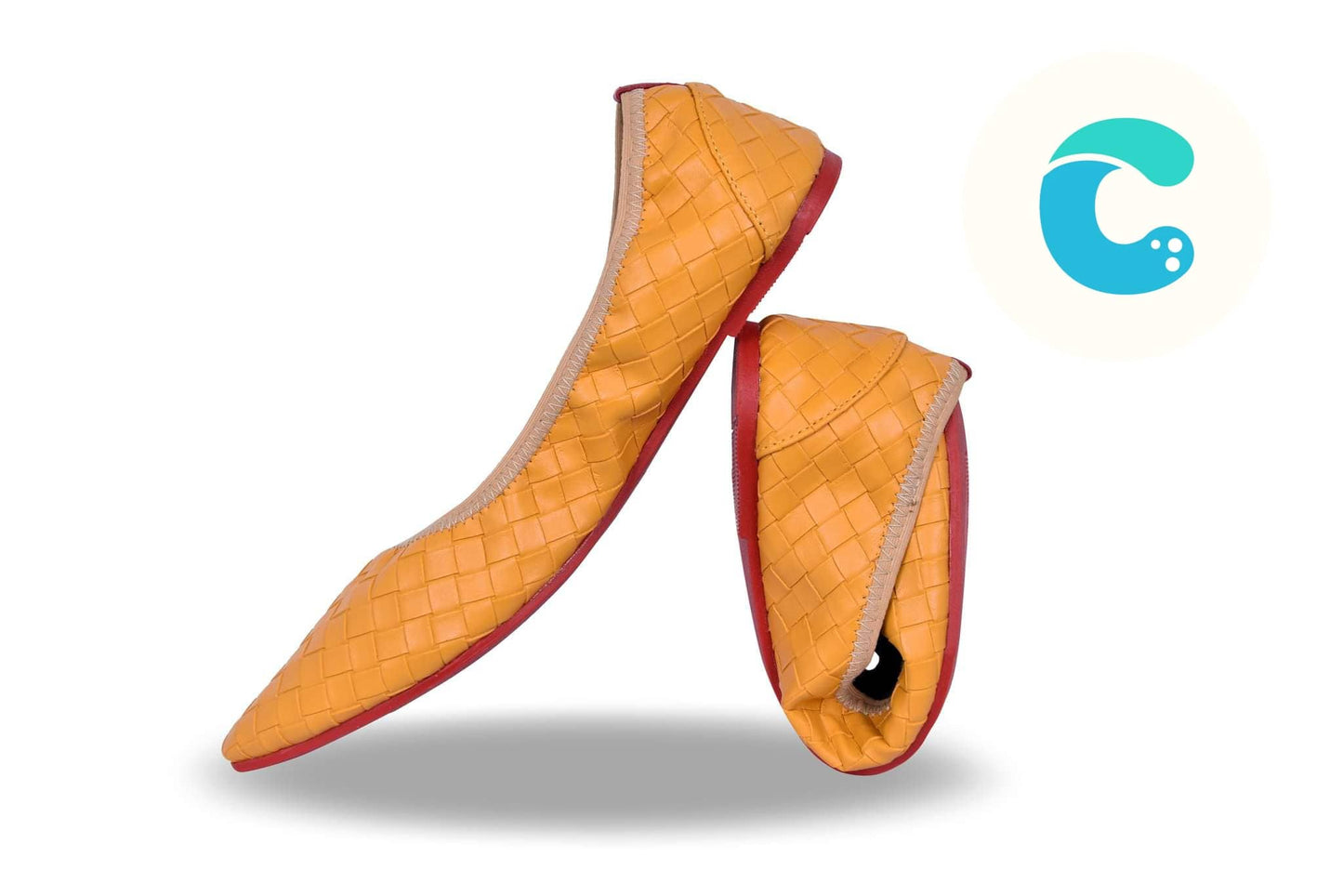 Weave Pointed Mustard