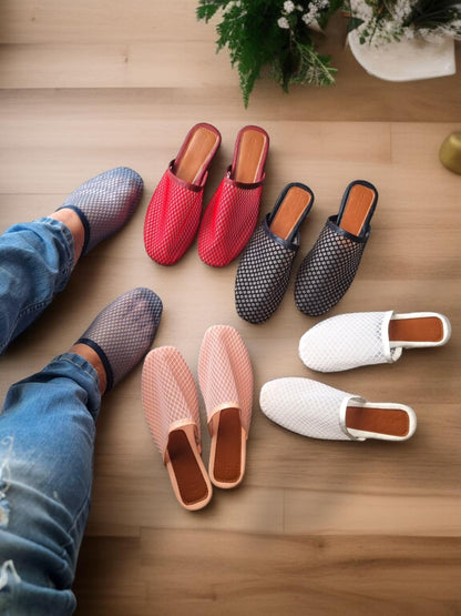 Craze Mesh Slip ons