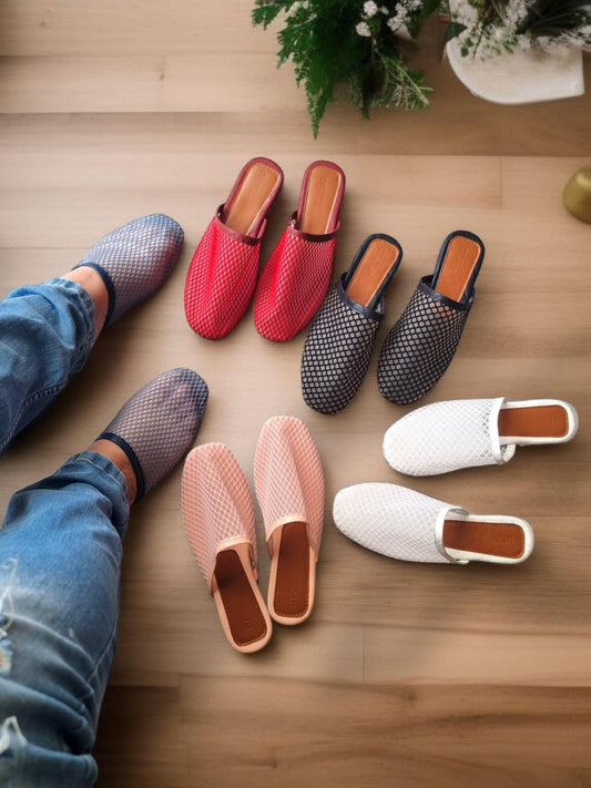 Craze Mesh Slip ons