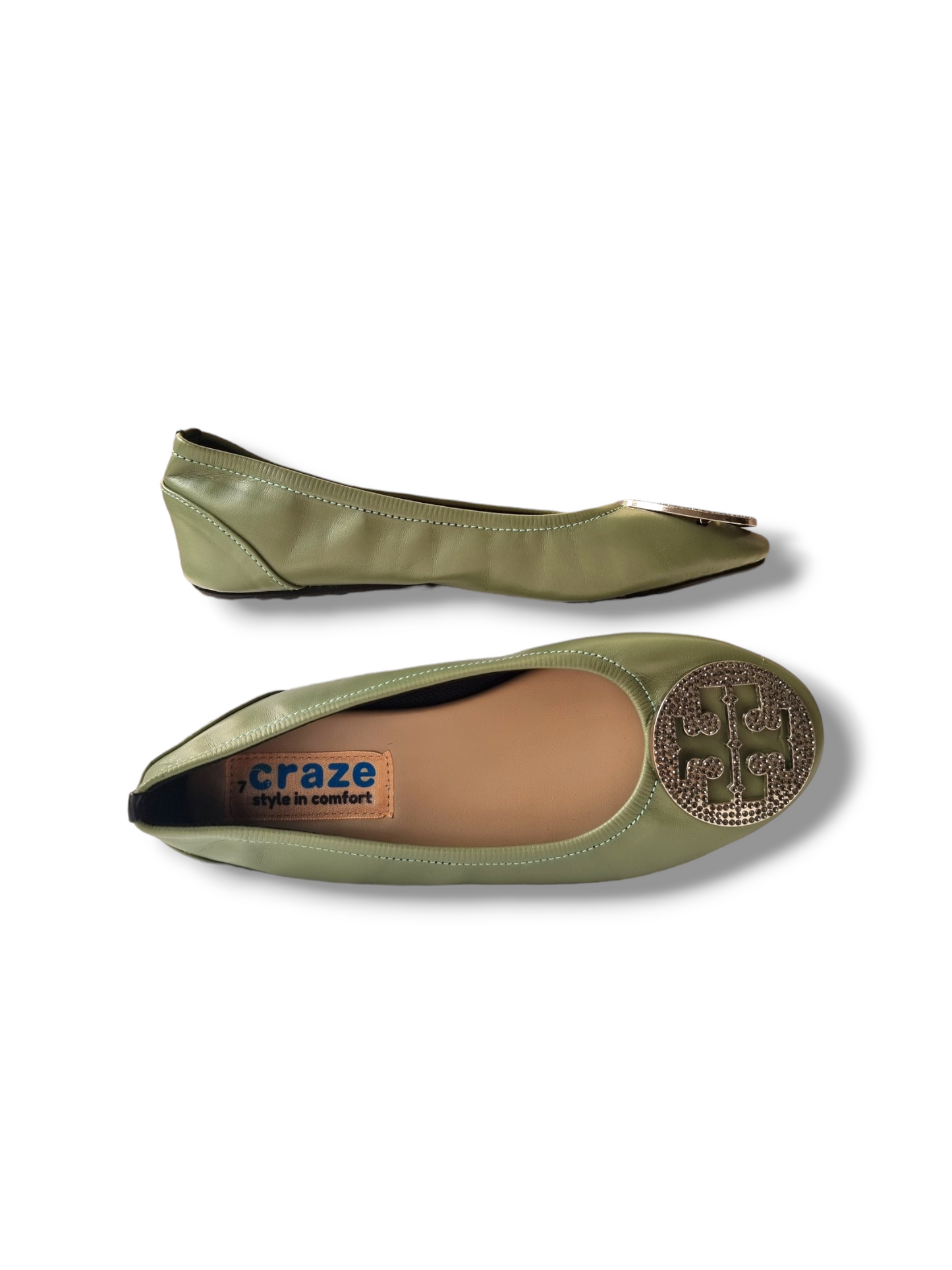Craze Tory Glitz Olive Green