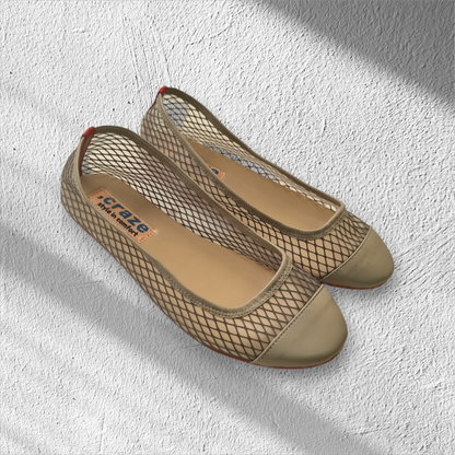 Craze Mesh Gray Roundtoe
