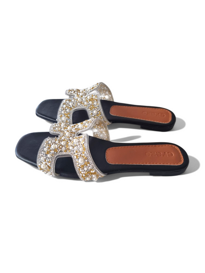 Craze H-Straps Sandals Gold