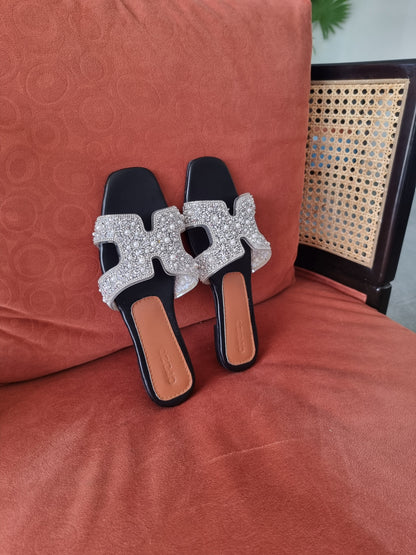 Craze H-Straps Sandals Silver