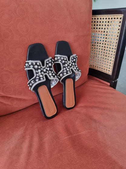 Craze H-Straps Sandals Black