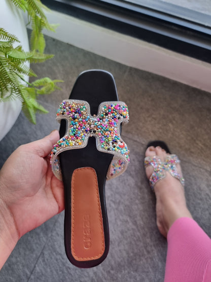 Craze H-Straps Sandals Rainbow