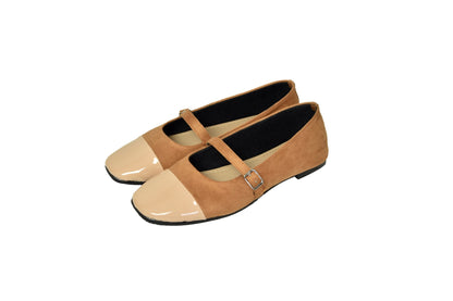 Craze Mary Jane Beige Suede