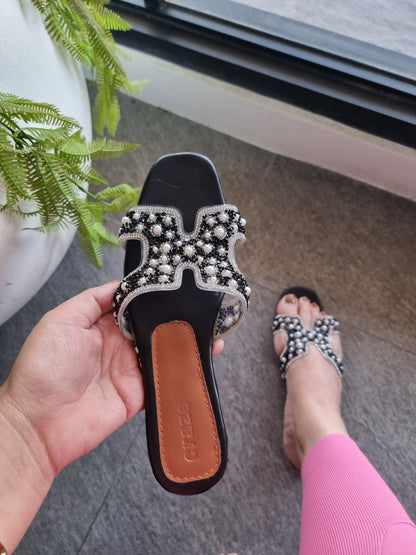 Craze H-Straps Sandals Black
