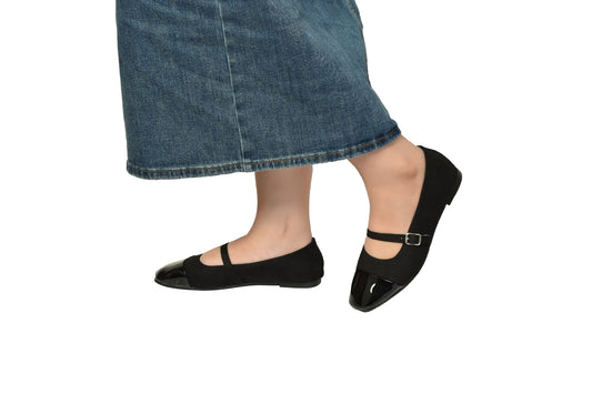 Craze Mary Jane Black Suede