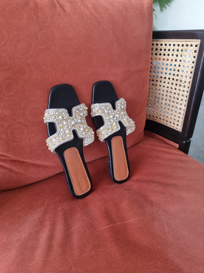 Craze H-Straps Sandals Gold