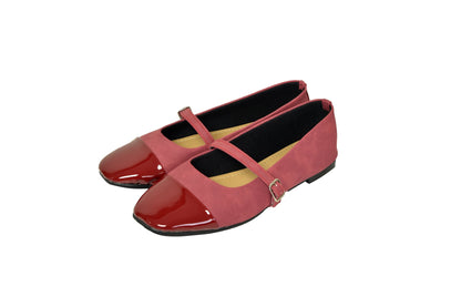 Craze Mary Jane Red Suede