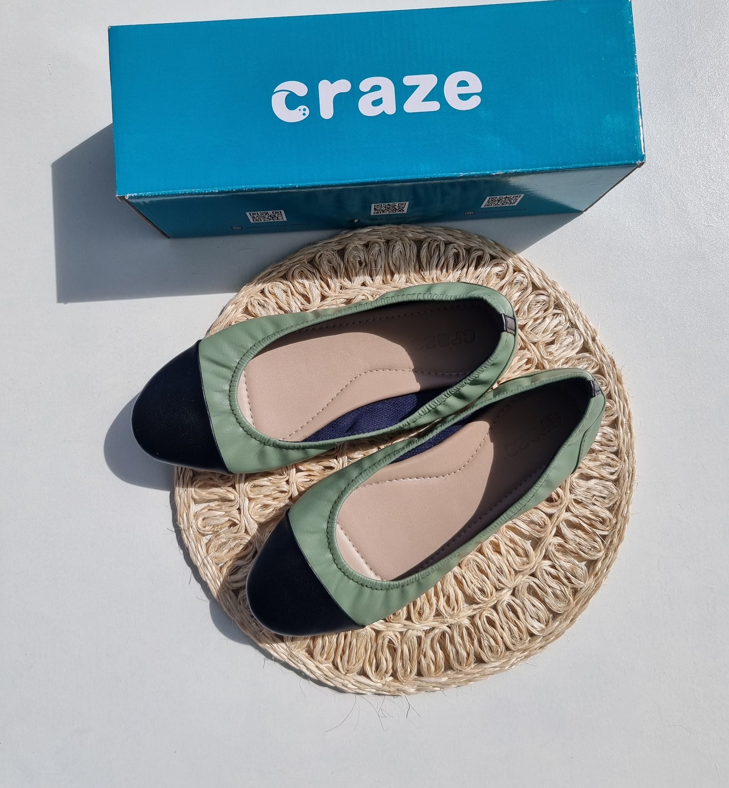 Craze captoe olive green