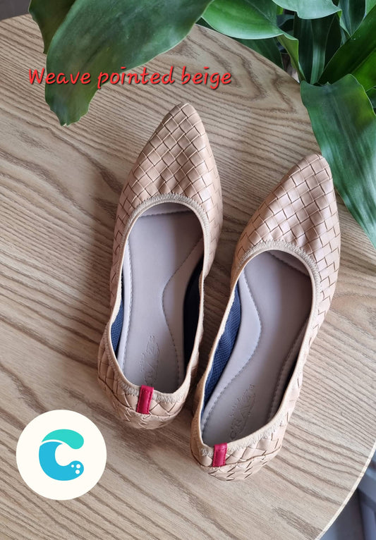Weave Pointed Beige
