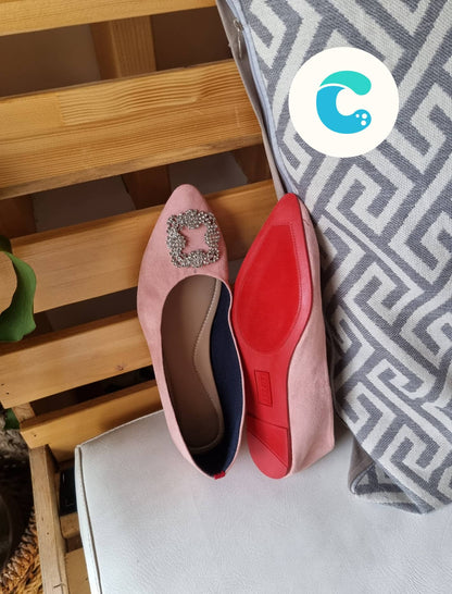 Cristy Old Rose with buckles