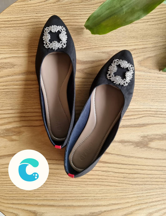 Cristy Black with buckles