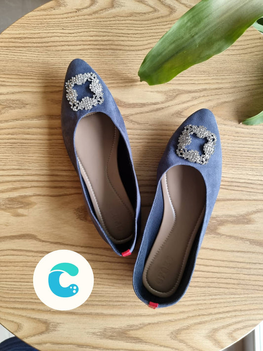 Cristy Blue with buckles