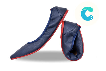 Cassey Pointed Navy blue